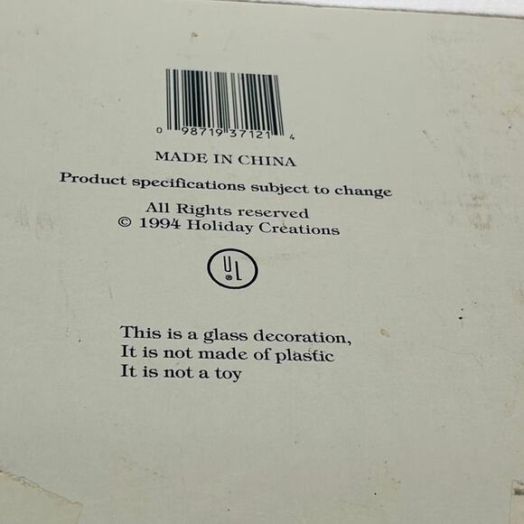 Crystal Village Stained Glass Church Illuminated VTG Handcrafted American Glas\ - Picture 8 of 12